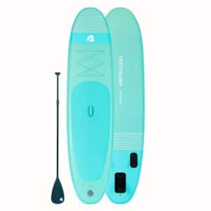 Retrospec Weekender SL 10' Oppustelig Paddle Board - Seafoam Stripes