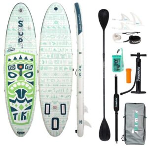 FunWater SUPFW05D Tiki SUP Paddleboard 3.2m - Green